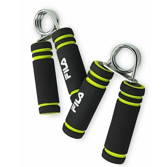 FILA Hand Grips - 1 Pair - Pro Quality - Soft Comfort Grip - Medium Resistance - Picture 1 of 3
